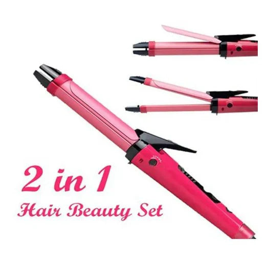 2 In 1 Hair Straightener & Curler